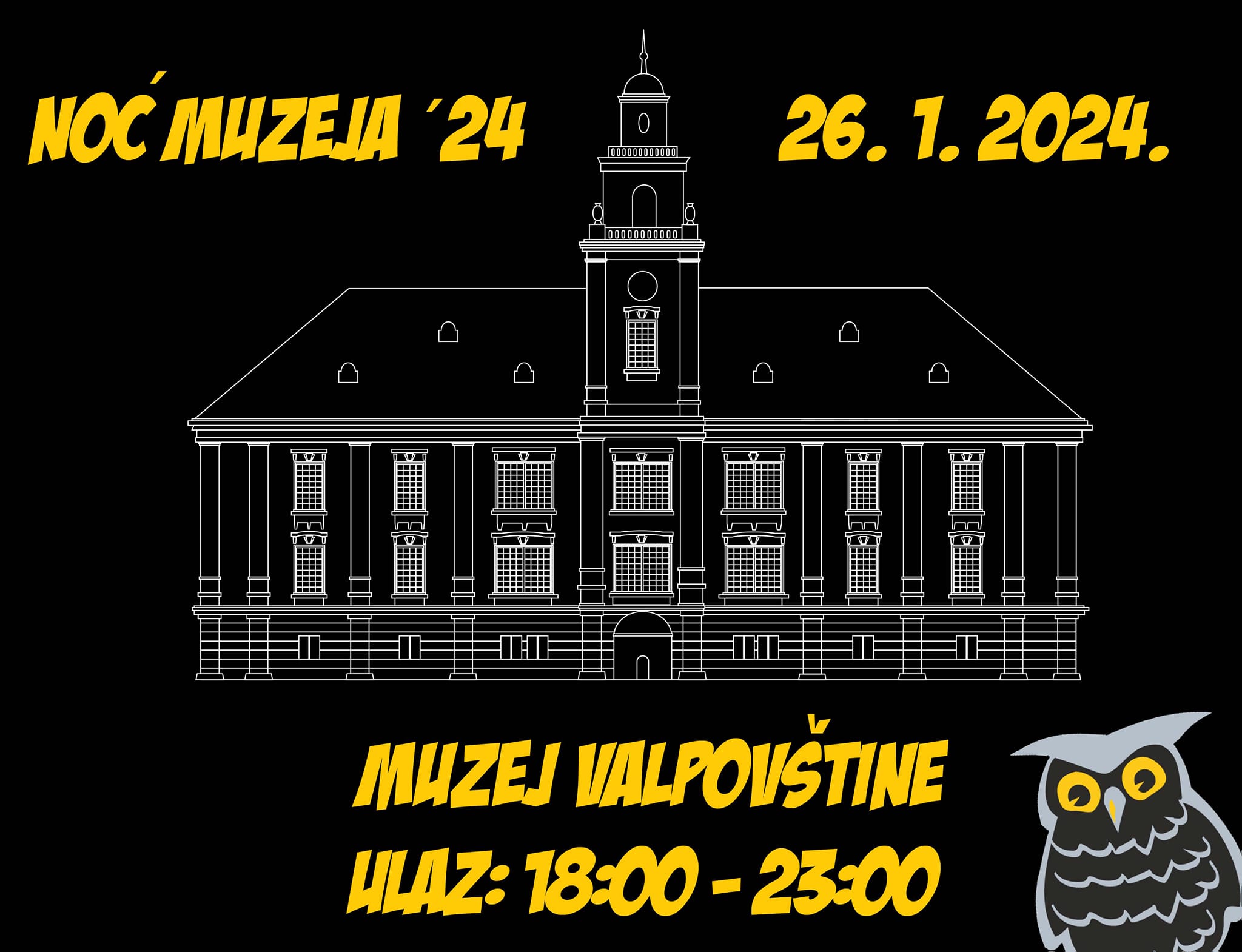 19. NOĆ MUZEJA – 26. 1. 2024. U MUZEJU VALPOVŠTINE